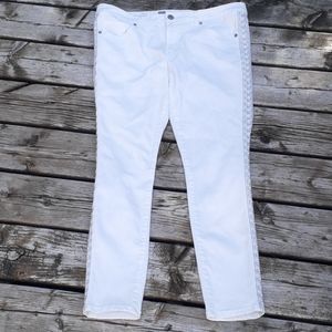 Mossimo White Stretch Jeans Size 14 Fit 3